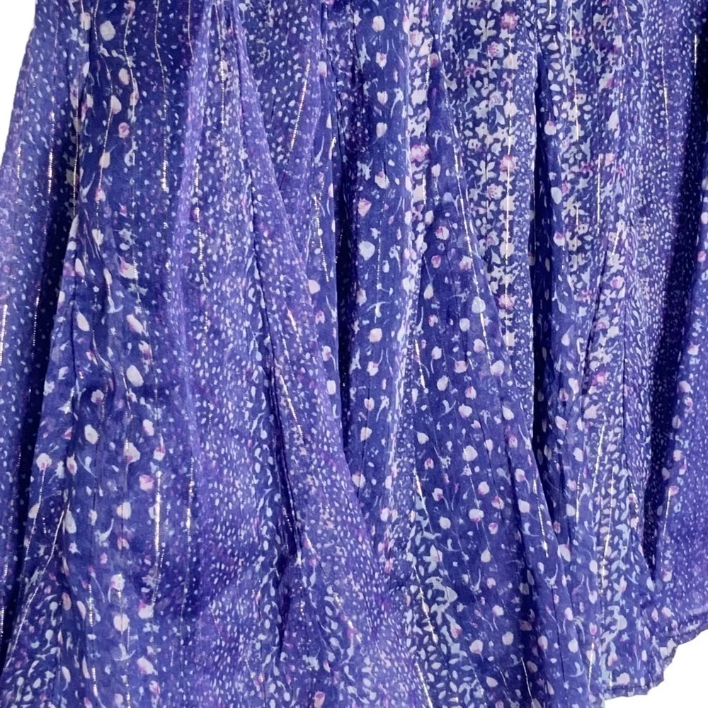 AMERICAN Eagle Outfitters purple full skirt with pleats and side zipper. Kids